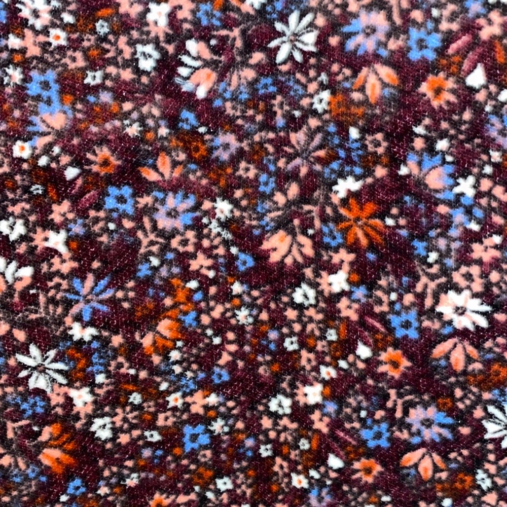 NWT WoolOvers Pocket Detail Cord Skirt In Autumn Floral - Picture 7 of 10